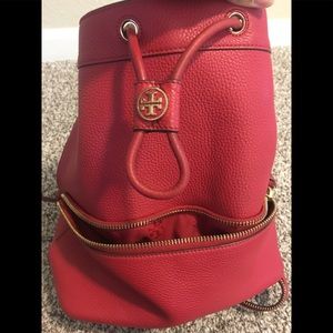 Tory Burch Backpack/Top handle bucket bag